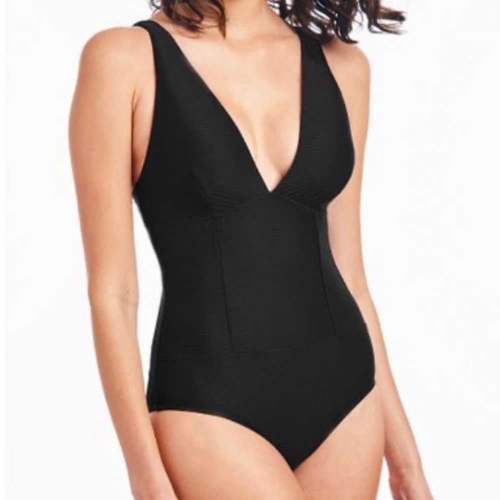 RACHEL Back V-Neck One-Piece Swimsuit - Women